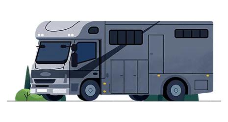 Large horse lorry, suitable for multiple horses